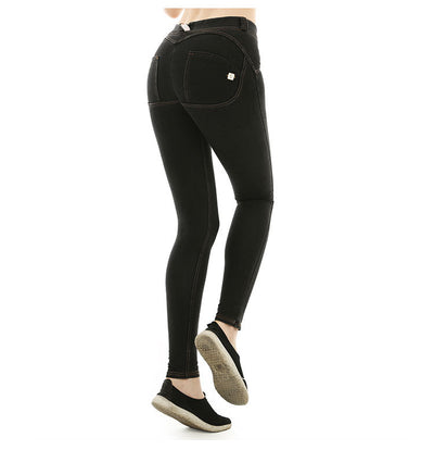 Pantalones de Buzo Denim Peach Cadera - Image 9