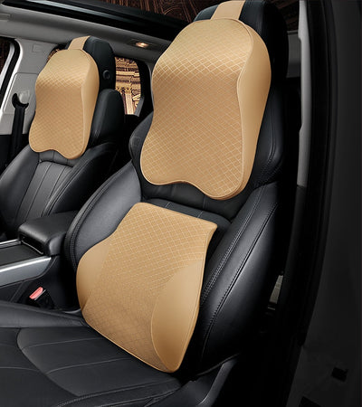 Almohada Cervical de Espuma Viscoelástica con Soporte Lumbar para Auto y Oficina - Image 17
