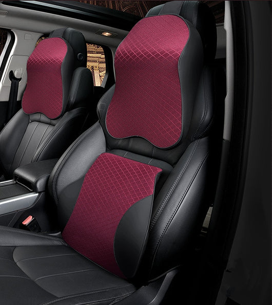 Almohada Cervical de Espuma Viscoelástica con Soporte Lumbar para Auto y Oficina - Image 22