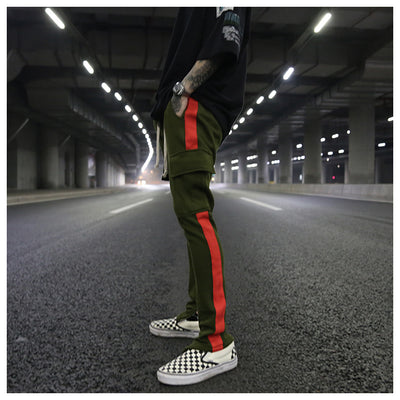 Pantalón Casual con Cintura Tejida y Bolsillo Frontal Cremallera - Talla Grande - Image 11