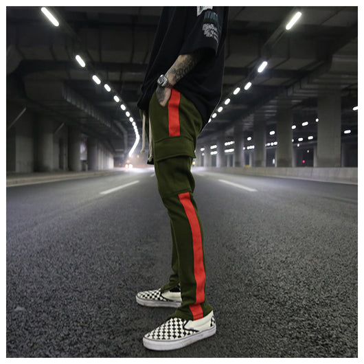 Pantalón Casual con Cintura Tejida y Bolsillo Frontal Cremallera - Talla Grande - Image 11
