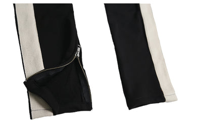 Pantalón Casual con Cintura Tejida y Bolsillo Frontal Cremallera - Talla Grande - Image 18