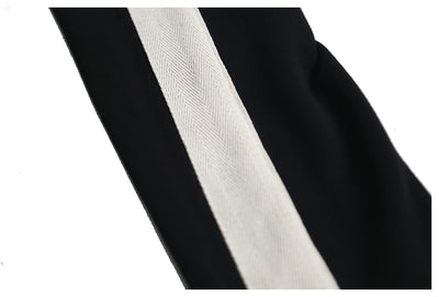 Pantalón Casual con Cintura Tejida y Bolsillo Frontal Cremallera - Talla Grande - Image 19