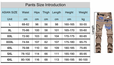 Pantalones Convertibles Desmontables para Exteriores - Image 8