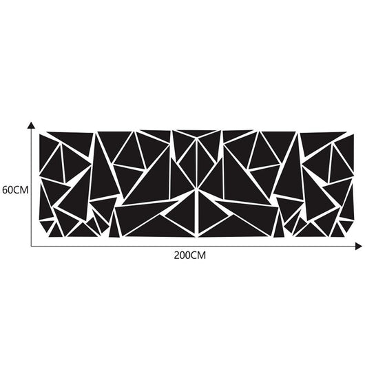 Calcomanías Triangulares Mate Negro para Auto - Vinilo Camuflaje Estilo Deportivo - Image 16