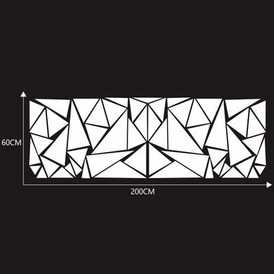 Calcomanías Triangulares Mate Negro para Auto - Vinilo Camuflaje Estilo Deportivo - Image 30