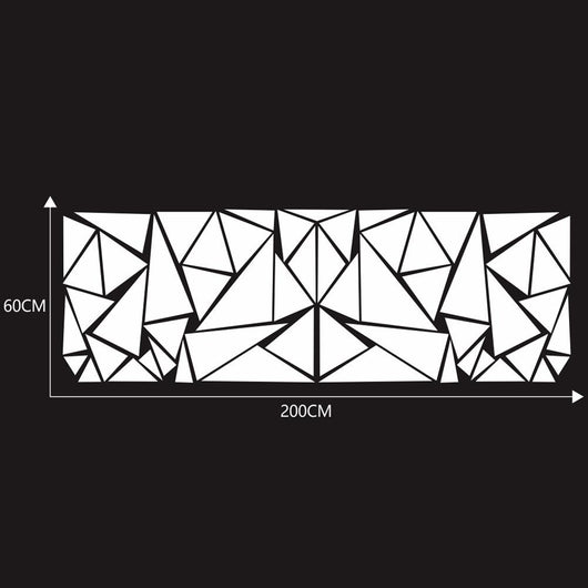 Calcomanías Triangulares Mate Negro para Auto - Vinilo Camuflaje Estilo Deportivo - Image 30