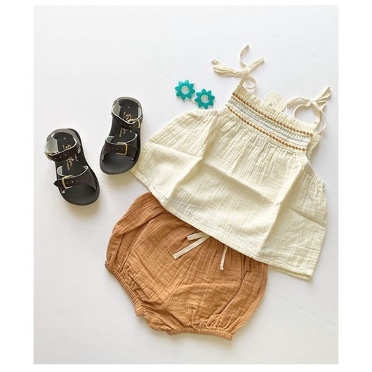 Blusa Cuello Doll en Algodón Lino - Diseño Fresco y Minimalista - Image 9