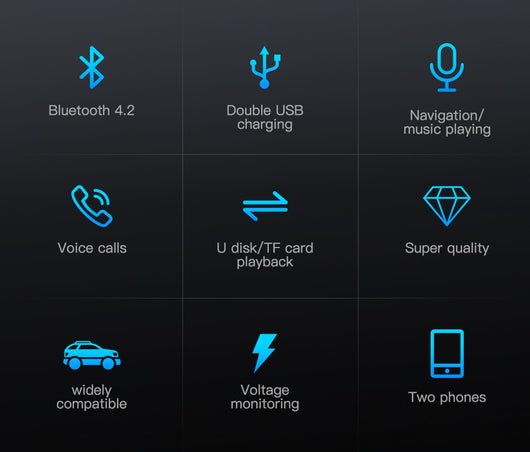 Reproductor de Audio Bluetooth FM/AM para Auto - Image 5