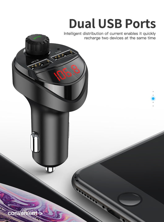 Reproductor de Audio Bluetooth FM/AM para Auto - Image 6