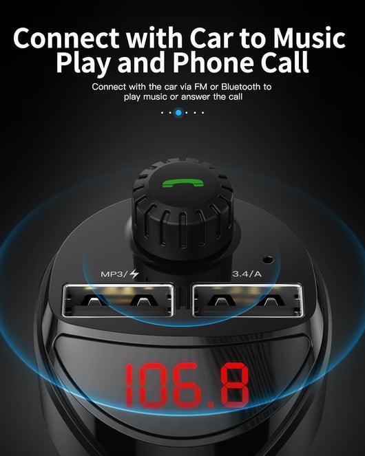 Reproductor de Audio Bluetooth FM/AM para Auto - Image 9