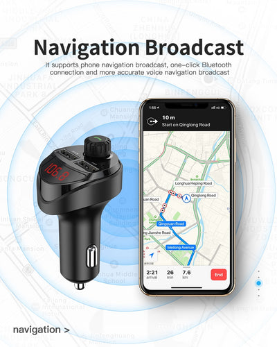 Reproductor de Audio Bluetooth FM/AM para Auto - Image 12