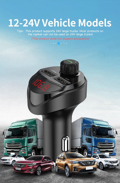 Reproductor de Audio Bluetooth FM/AM para Auto - Image 15