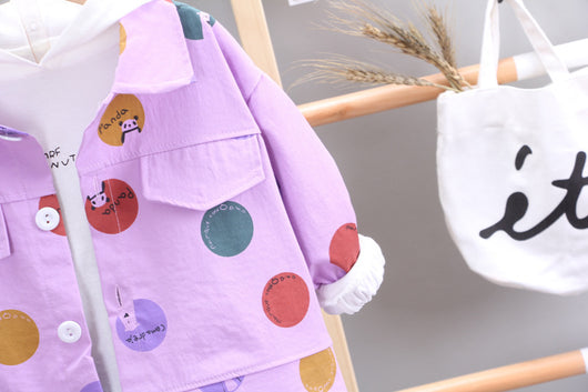 Conjunto Infantil 3 Piezas: Suéter con Capucha y Pantalón Denim - Image 15