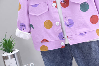 Conjunto Infantil 3 Piezas: Suéter con Capucha y Pantalón Denim - Image 16