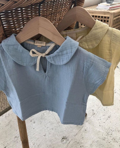 Blusa Cuello Doll en Algodón Lino - Diseño Fresco y Minimalista - Image 21
