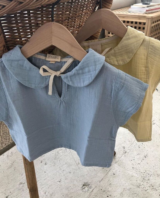 Blusa Cuello Doll en Algodón Lino - Diseño Fresco y Minimalista - Image 21