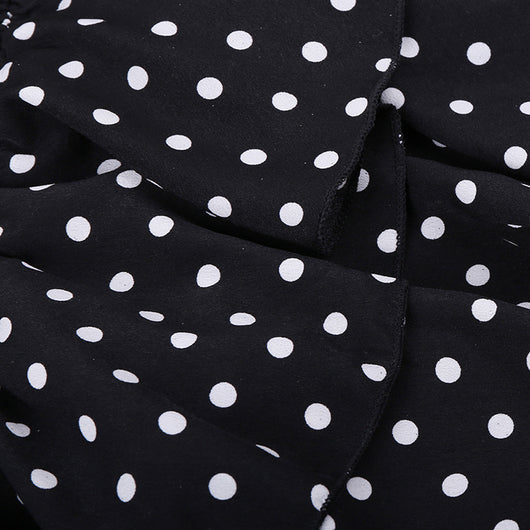 Chaqueta Denim Manga Corta Estilo Western con Falda de Tirantes Lunares - Image 20