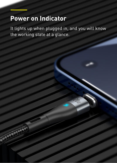 Cable de Carga Magnético Baseus para iPhone 12 - Carga Rápida PD 20W - Image 18