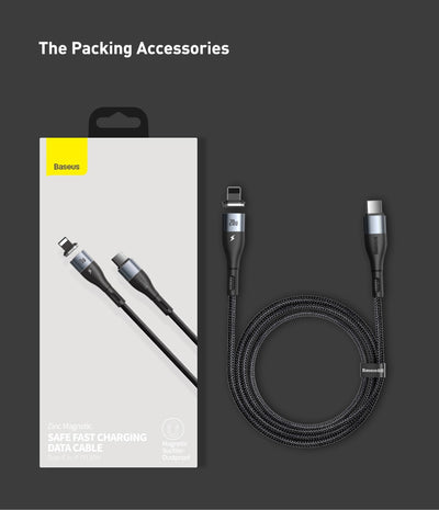 Cable de Carga Magnético Baseus para iPhone 12 - Carga Rápida PD 20W - Image 20