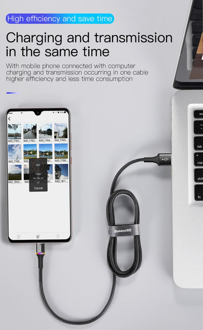 Cable USB Tipo C de Carga Rápida para Samsung S10 S9 y Xiaomi Mi9 - Image 15