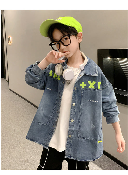 Chamarra Vaquera Infantil de Manga Larga Estilo Western - Image 11