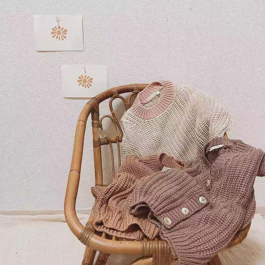 Suéter de Lana para Bebé con Tejido Grueso - Perfecto para Paseos - Image 8