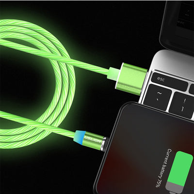 Cable de Carga Magnético USB LED Compatible con Apple - Cargador Rápido Type C y Micro - Image 11