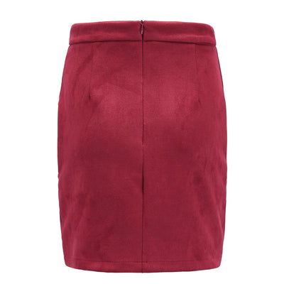 Falda Blanca Ajustada con Bandage Estilo A-Line - Image 4