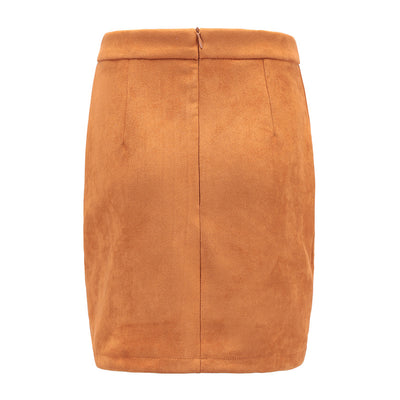 Falda Blanca Ajustada con Bandage Estilo A-Line - Image 8
