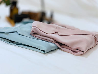 Pijama de Seda Helada con Rayas - Conjunto Corto para Dormir y Casa Mujer Verano - Image 17