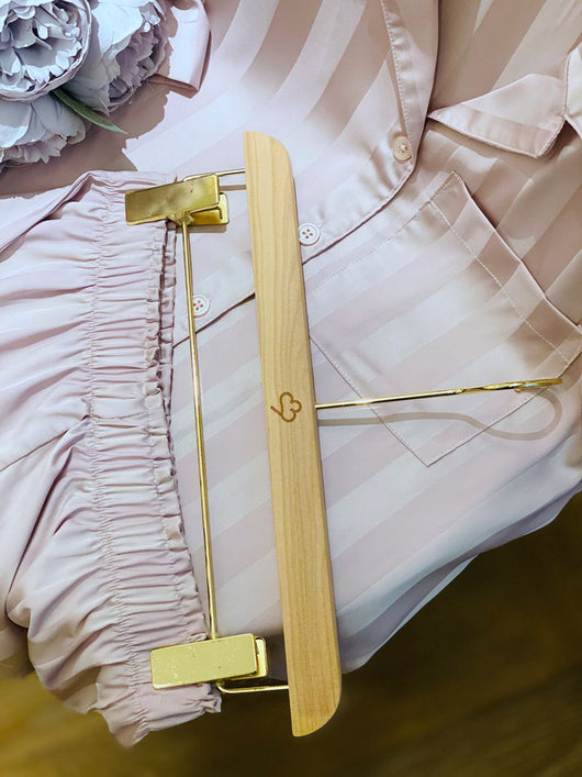 Pijama de Seda Helada con Rayas - Conjunto Corto para Dormir y Casa Mujer Verano - Image 27