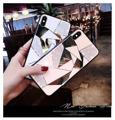 Funda para iPhone con Espejo y Cristales Brillantes - Image 4