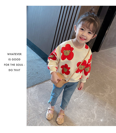 Playera Infantil Estampado Osito Floral - Tendencia Moderna - Image 7