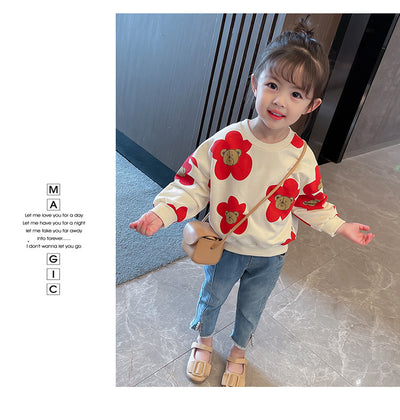 Playera Infantil Estampado Osito Floral - Tendencia Moderna - Image 10