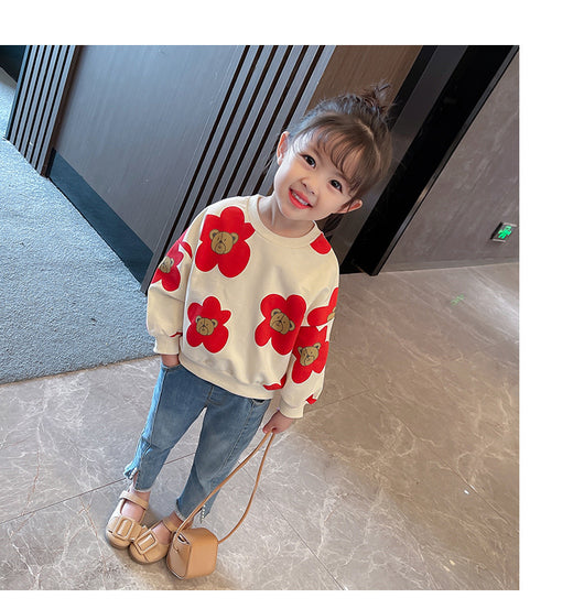 Playera Infantil Estampado Osito Floral - Tendencia Moderna - Image 17