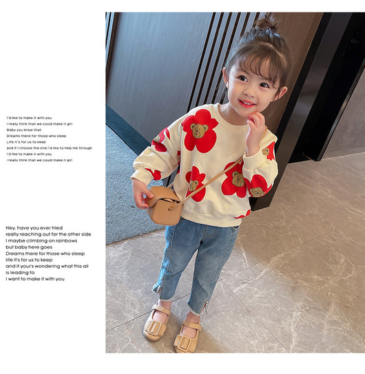 Playera Infantil Estampado Osito Floral - Tendencia Moderna - Image 19