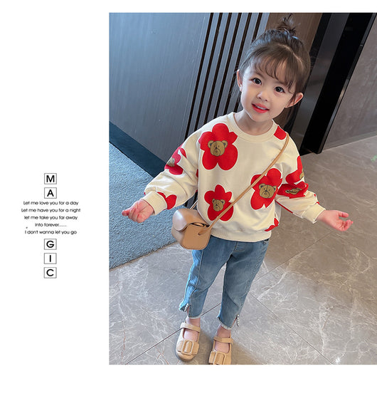 Playera Infantil Estampado Osito Floral - Tendencia Moderna - Image 20