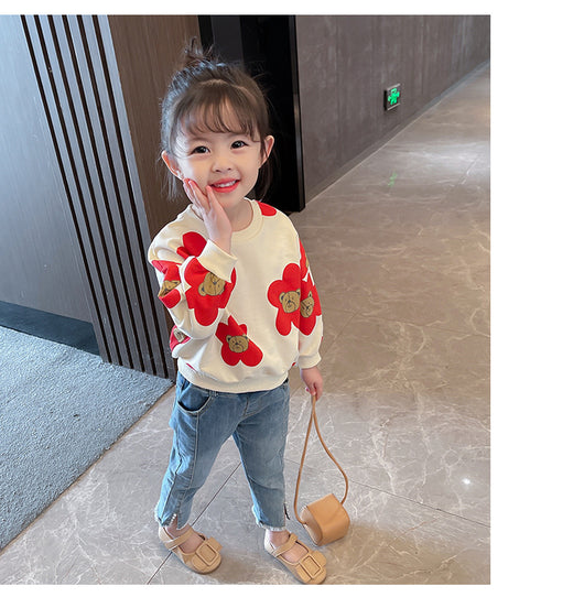 Playera Infantil Estampado Osito Floral - Tendencia Moderna - Image 29