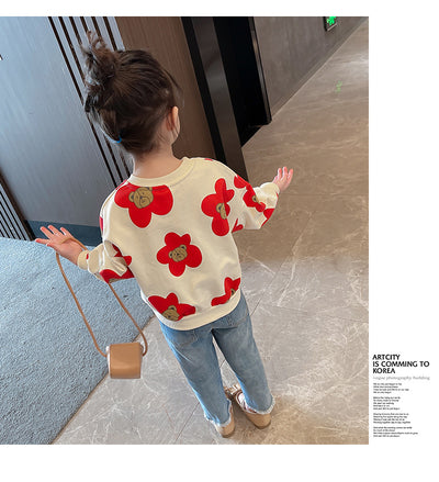 Playera Infantil Estampado Osito Floral - Tendencia Moderna - Image 30