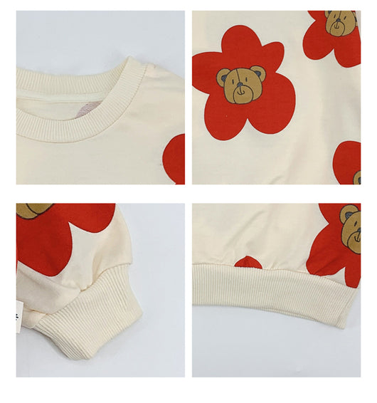 Playera Infantil Estampado Osito Floral - Tendencia Moderna - Image 33