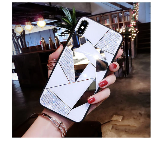 Funda para iPhone con Espejo y Cristales Brillantes - Image 8