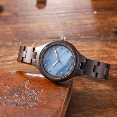 Reloj de Cuarzo Sandalwood con Movimiento Japonés Original - Image 10