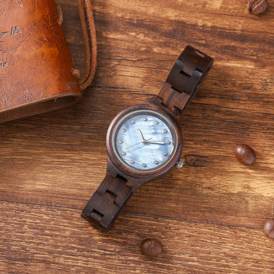 Reloj de Cuarzo Sandalwood con Movimiento Japonés Original - Image 11