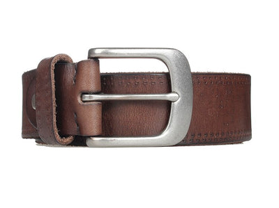 Cinturón de Cuero Curtido Vegetal Premium Unisex con Hebilla de Aleación - Image 21