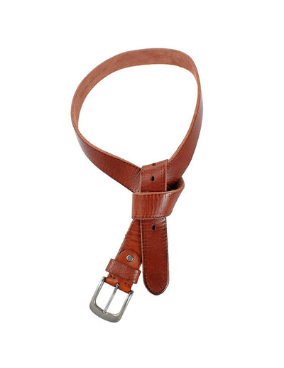 Cinturón de Cuero Curtido Vegetal Premium Unisex con Hebilla de Aleación - Image 32