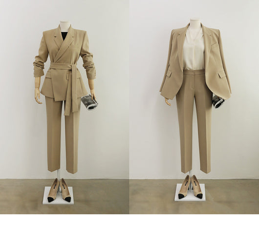 Traje Ejecutivo para Mujer con Cintura Ajustable - Image 17