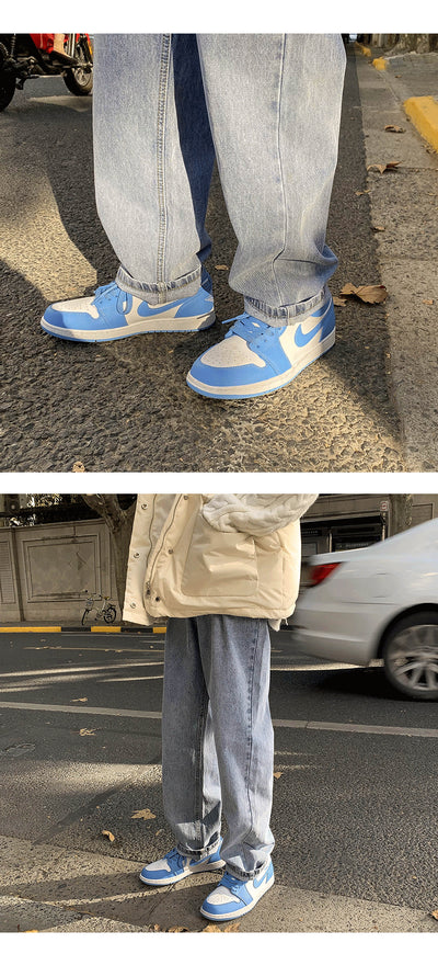 Jeans Rectos Holgados Estilo Vintage para Hombre - Image 7