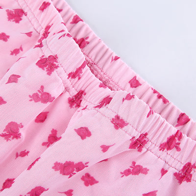 Falda Larga Cuadrillé de Doble Capa - Estilo Romántico para Festividades - Image 34