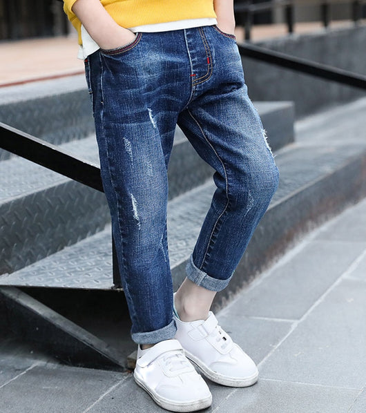 Pantalones Vaqueros para Niños - Estilo Moderno Primavera Otoño - Image 7